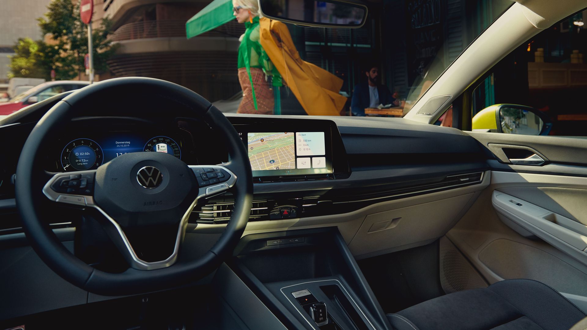 VW Golf interior